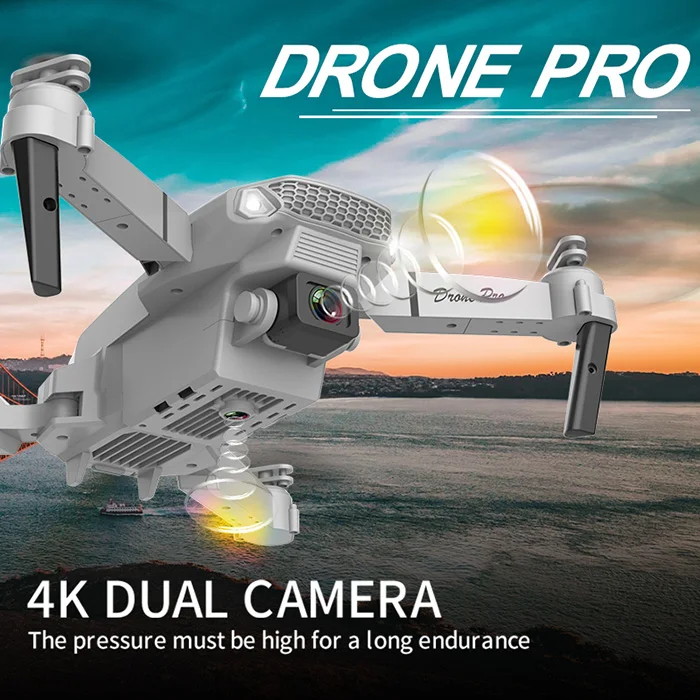 Foldable High Quality Long Range E88 Drone With Wifi Fpv 1080p 4k Hd Dual Camera Rc Quadcopter Toy Mini E88 Drone