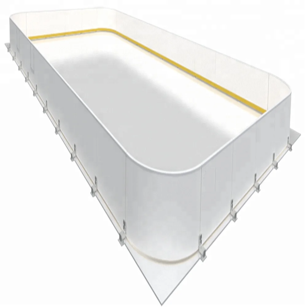 Customized Impact Resistance 15mm Synthetic Ice Rink Plastic Skating Panel