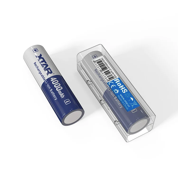 XTAR High Capacity 3.6V 18650 4000mAh 10A Lithium ion Battery Rechargeable Li-ion 18650 Batteries