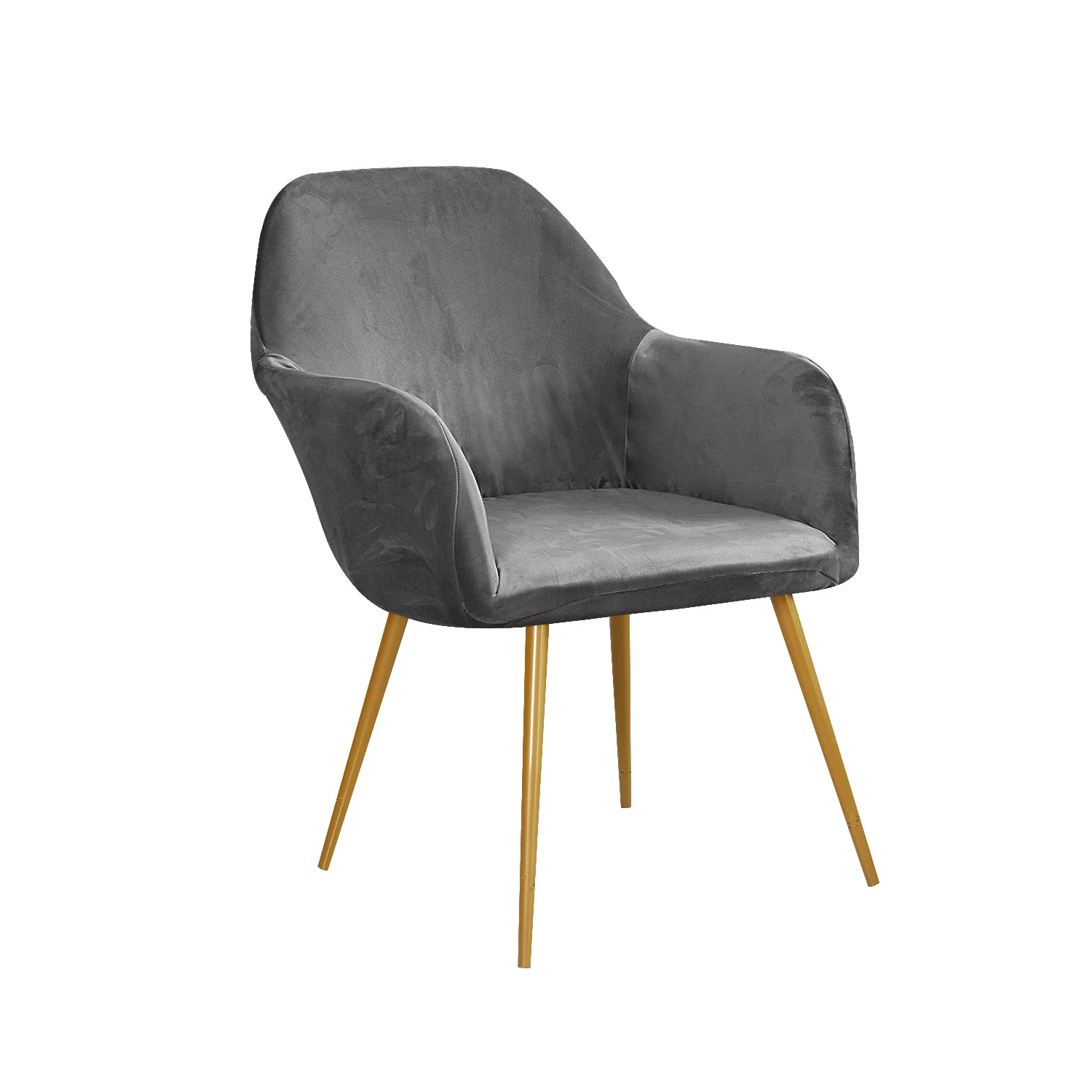 Cheap Various Color Stretch polyester Chair Cover for high arnchair