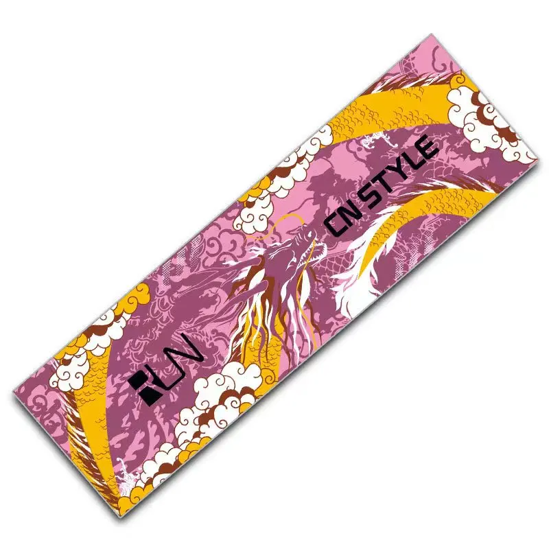 Cool feeling sports gym sweat wiping badminton running basketball special printed sweat absorbing towel