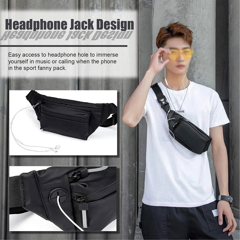 Wholesale Water Resistant Fanny Packs Crossbody Waist Bags for iPhone 13 12 Pro,Fanny Packs for Women Men Walking Sport Travel