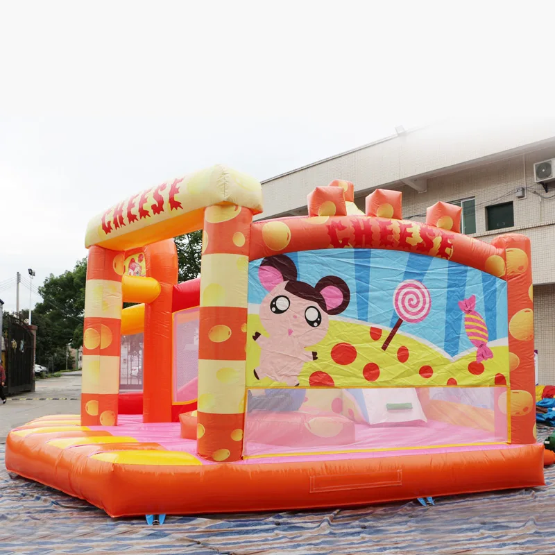 Детский Забавный упругий надувной прыгающий замок для продажи