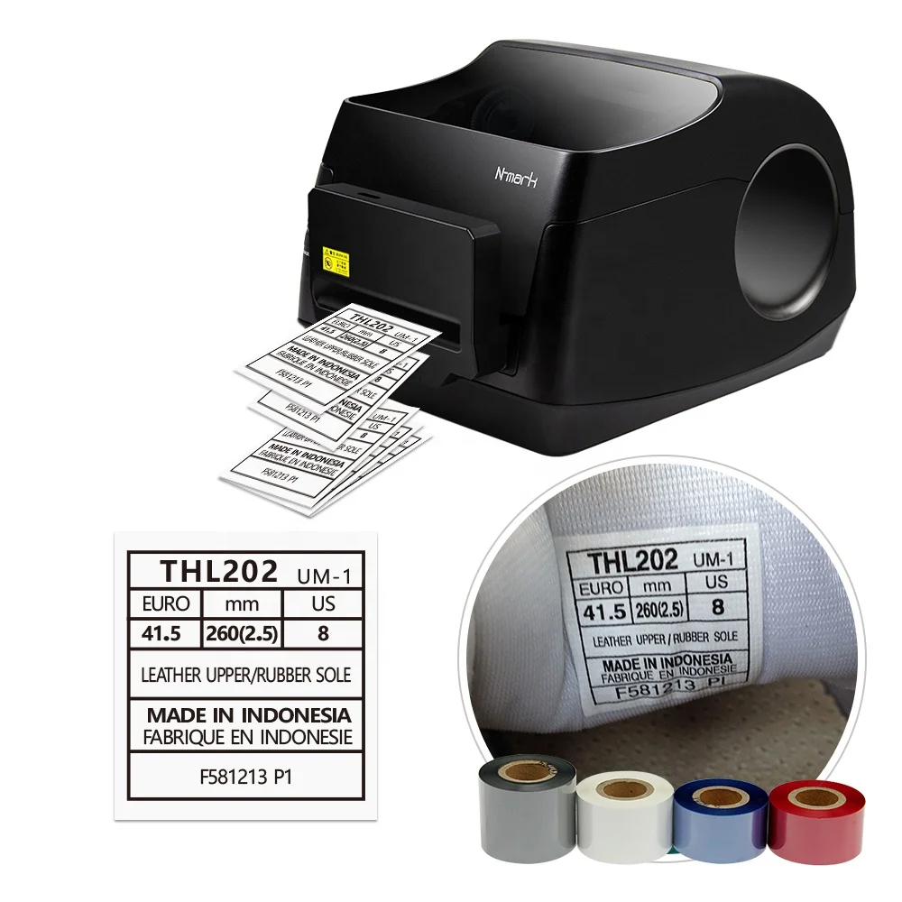 N-mark Popular Wholesale fabric label printer Customized label printer Woven Logo Printer cloth garment tag washable