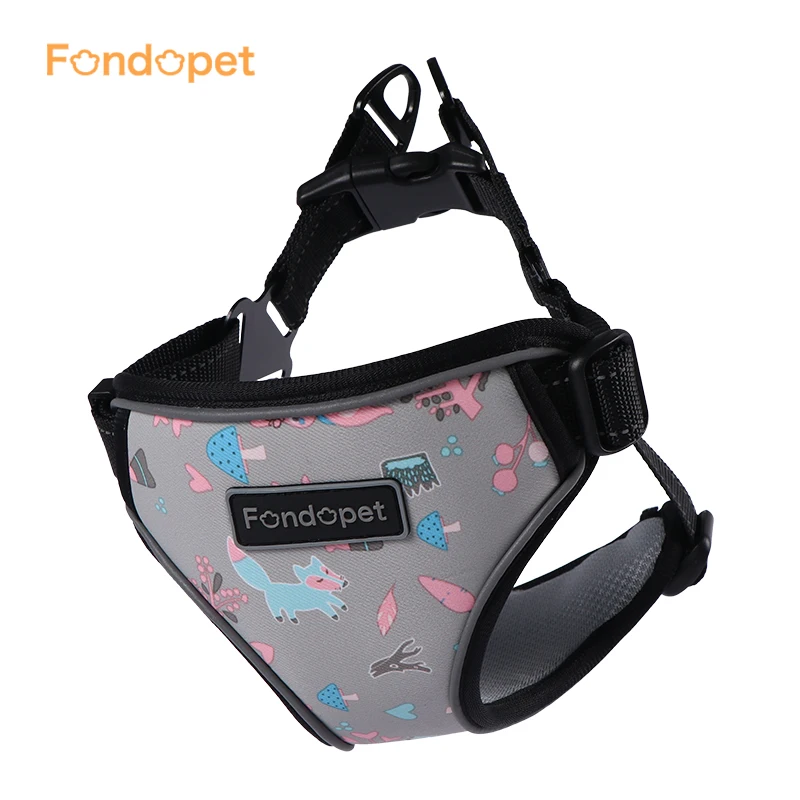 Fondopet размеры S, M, L, изготовленным на заказ логосом без открывания консервной банки маленький поводок-рулетка для питомца собаки жилет поводок Ошейник Жгут набор с поводок ошейник