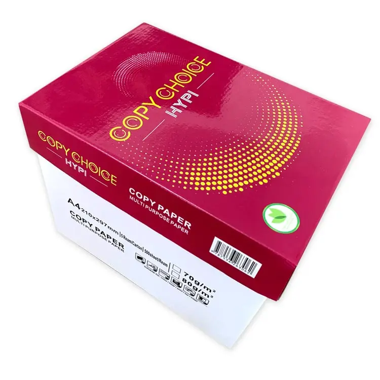 China Manufacturers 70GSM 75GSM 80GSM 100% Pulp A4 Paper Copier OEM Copy Paper