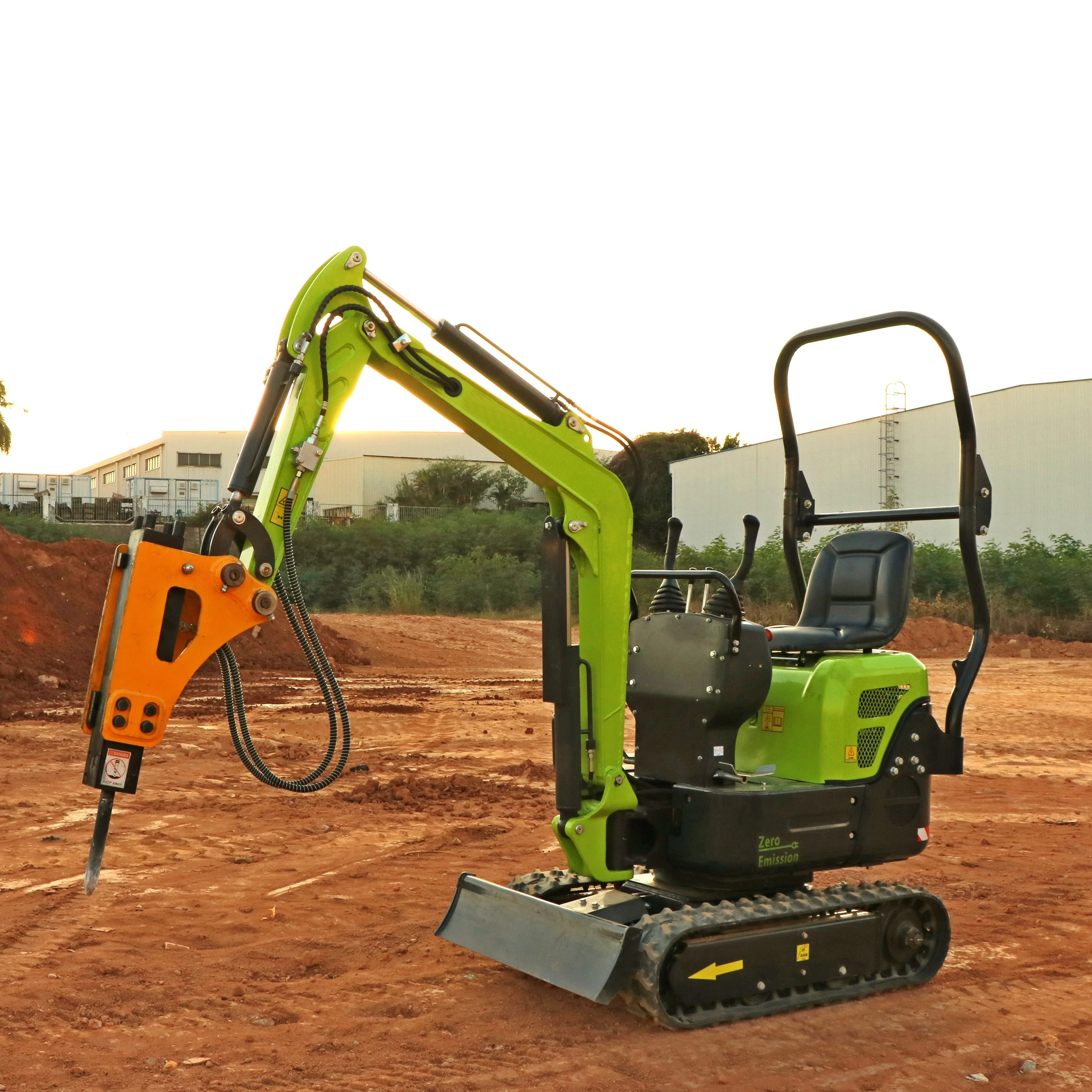 Wallemac  electric 1 ton Mini Excavator China factory cheap safty 0 emissions bettry powered electric mini digger for sale