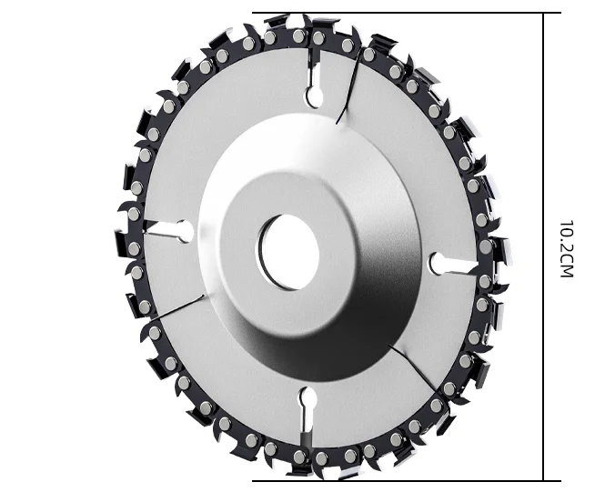 
 Диск для резьбы по дереву, 4 дюйма, 22 зуба, лезвие для угловой шлифовальной машины, цепь, диск для угловой шлифовальной машины 100 мм, аксессуары для электроинструмента  