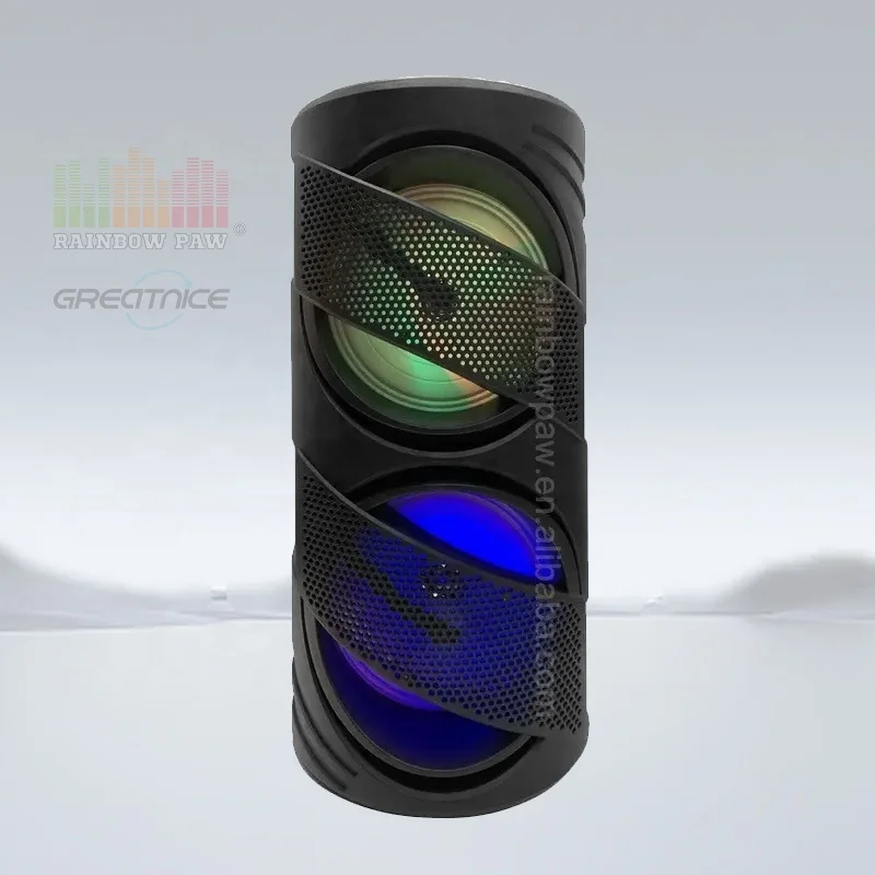 Original high quality kts speaker gts-1309 twin loudspeakers portable wireless 6.5 Inch bt usb speaker with wired microphone