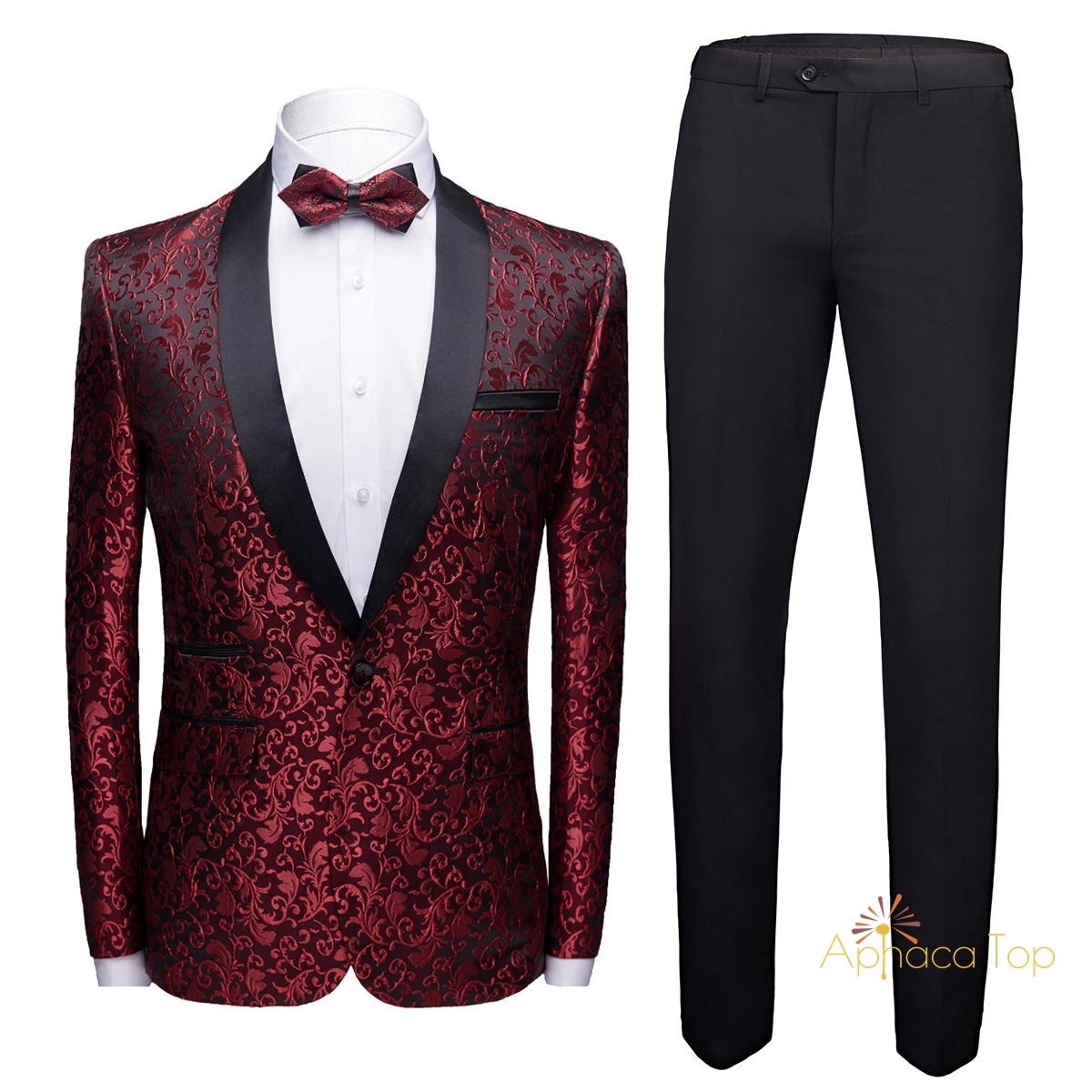 
APHACATOP 2020 Factory Supply Fashion Slim Fit Mens Tuxedo Suit for Big & Tall 