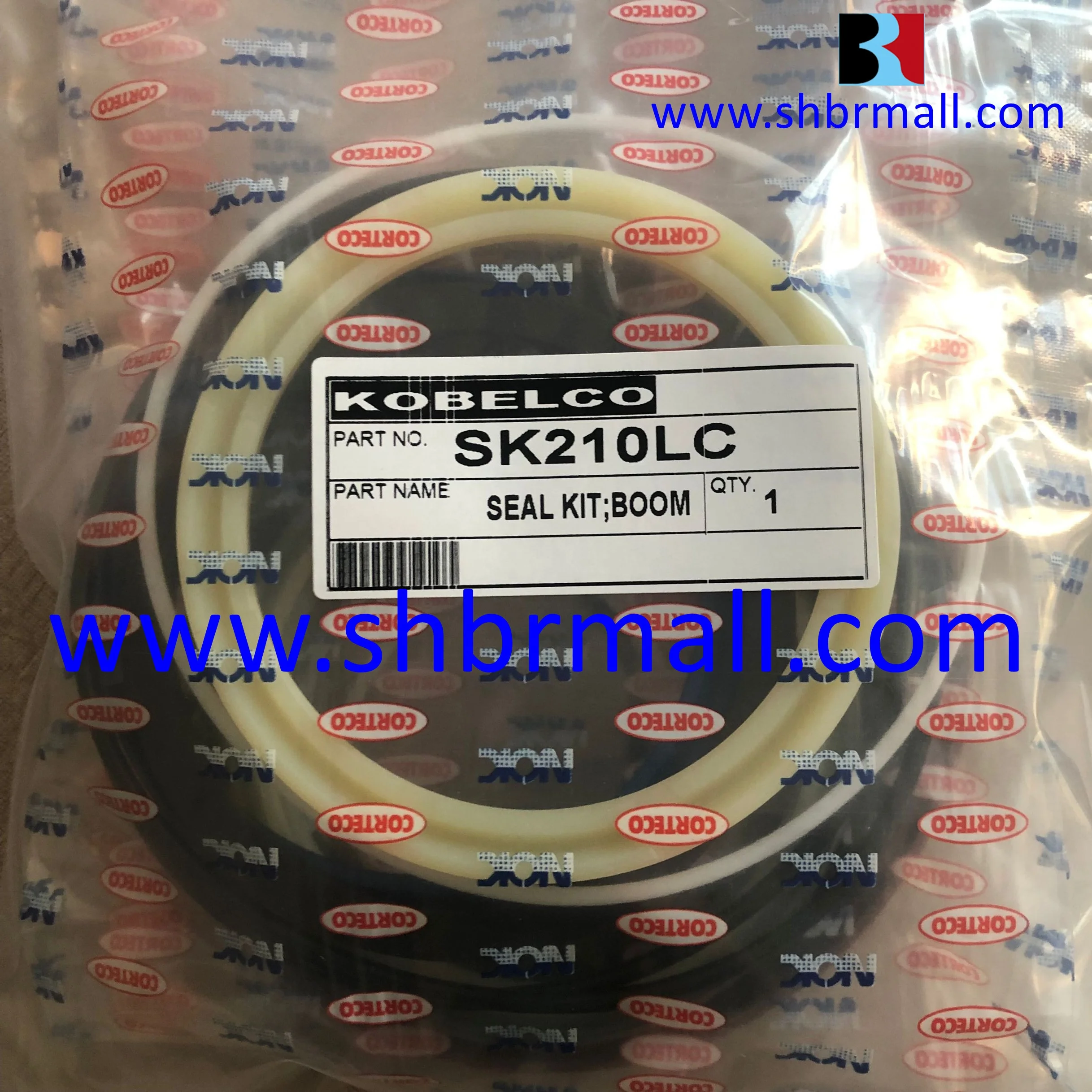 Aftermarket Kobelco SK210LC Excavators Hydraulic Boom Cylinder Seal Kits