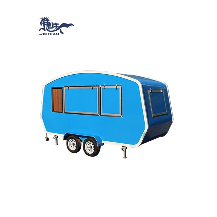JX-FV435 kiosk Продовольственная Мобильная тележка для еды трейлер для фаст-фуда трейлер для продажи