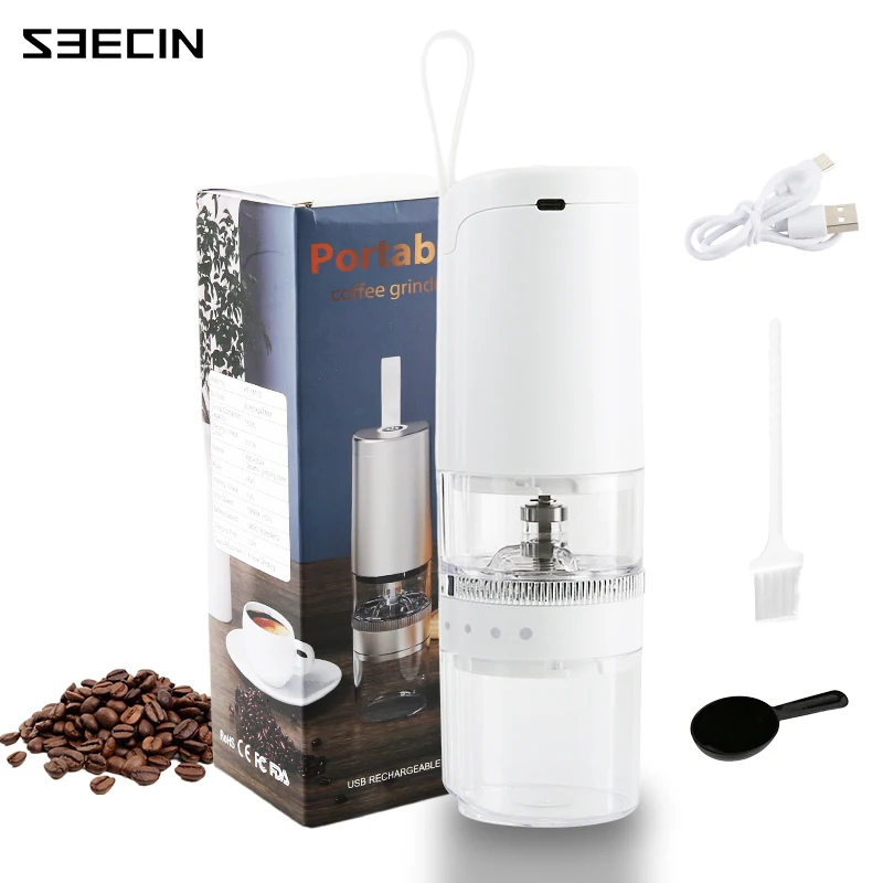 High Quality Automatic Ceramic Grinding Core ABS High Speed Portable Electric Coffee Grinder