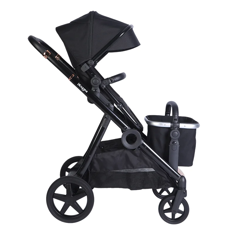Good Quality Cheap Customizable European Luxury Travel System 360 Degrees Foldable Baby Car Buggy Strollers Set  3 In 1 Pram