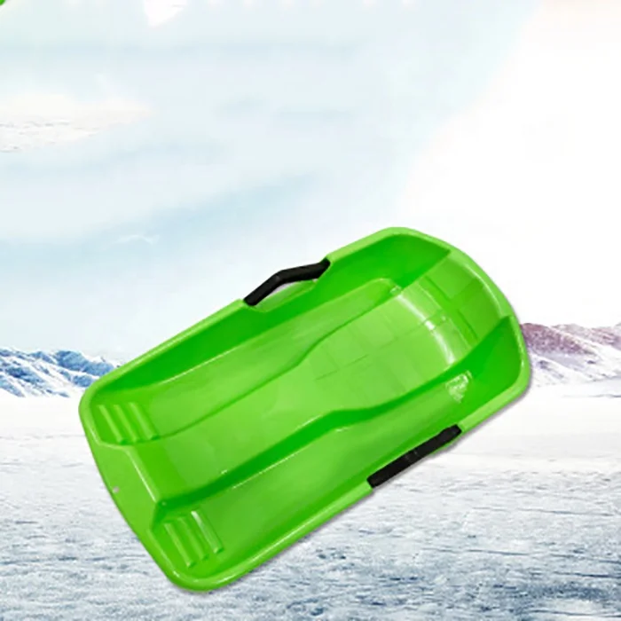 Hot sales plastic extended&thickened skis sandboarding single pair grass sleigh cars custom