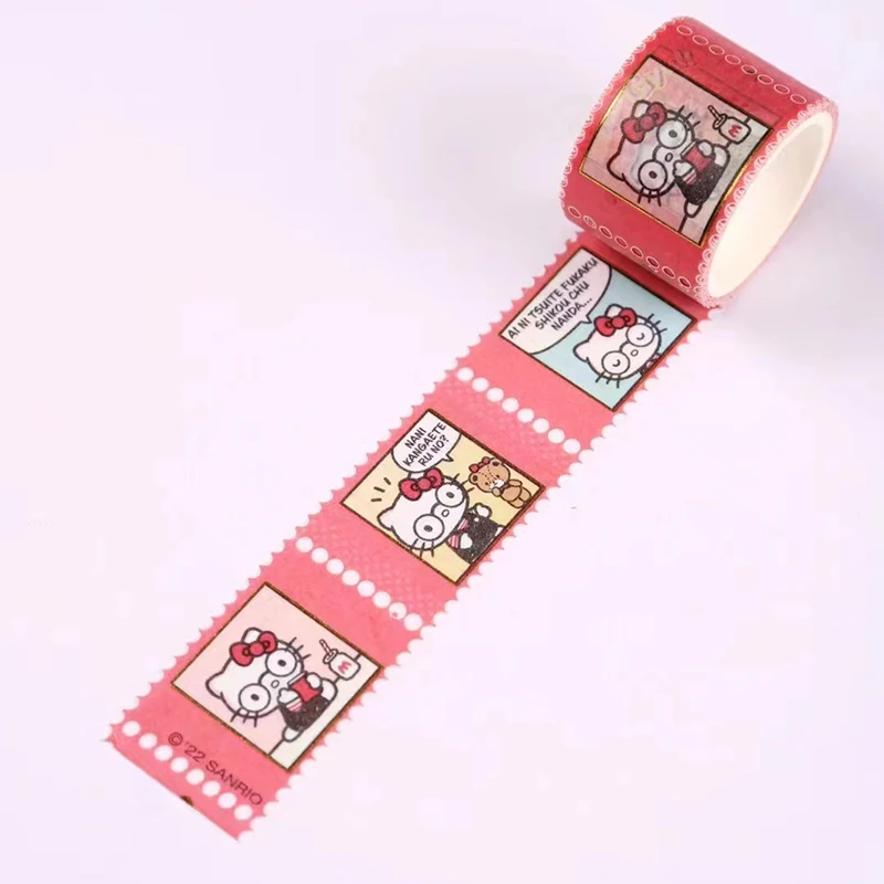 Qingyifang BA14637 cute animation Sanrio Mengmeng family 3CM stamp tape student hand account tape