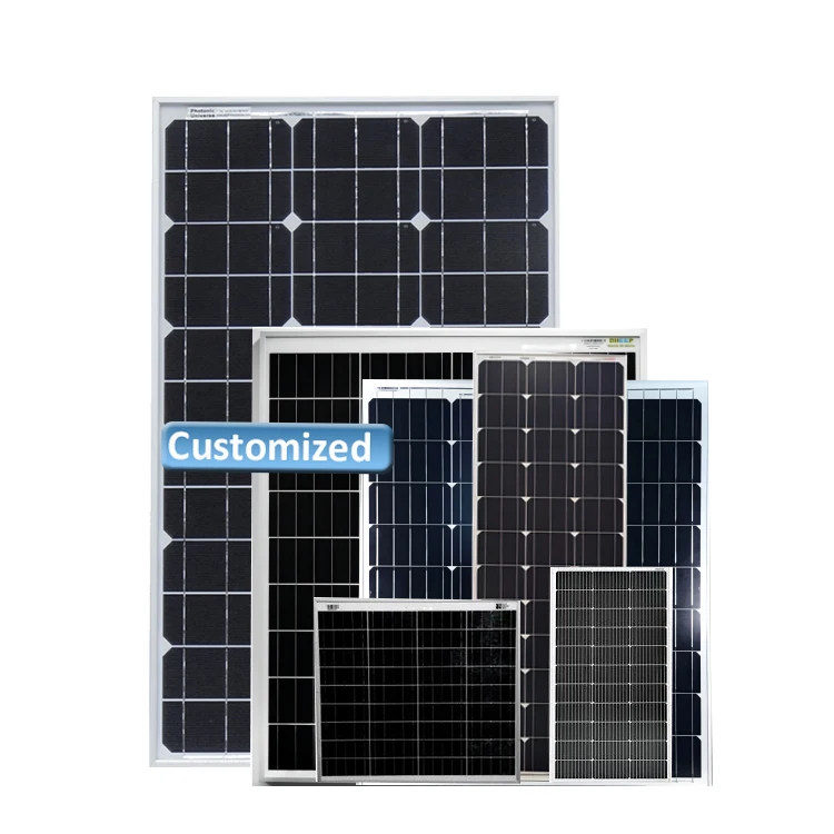Custom 150w 150watt 180w Monocrystalline Solar Panel with 12V 24V Solar Charge Controller