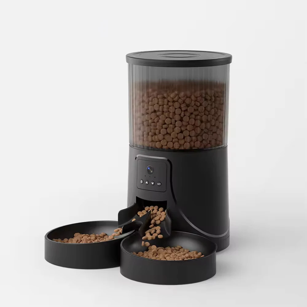 Remote Video Automatic Feeder Timing For Cats Dogs 4L WiFi Pets Smart Auto Bowl Food Dispenser With Camera Voice Recorder