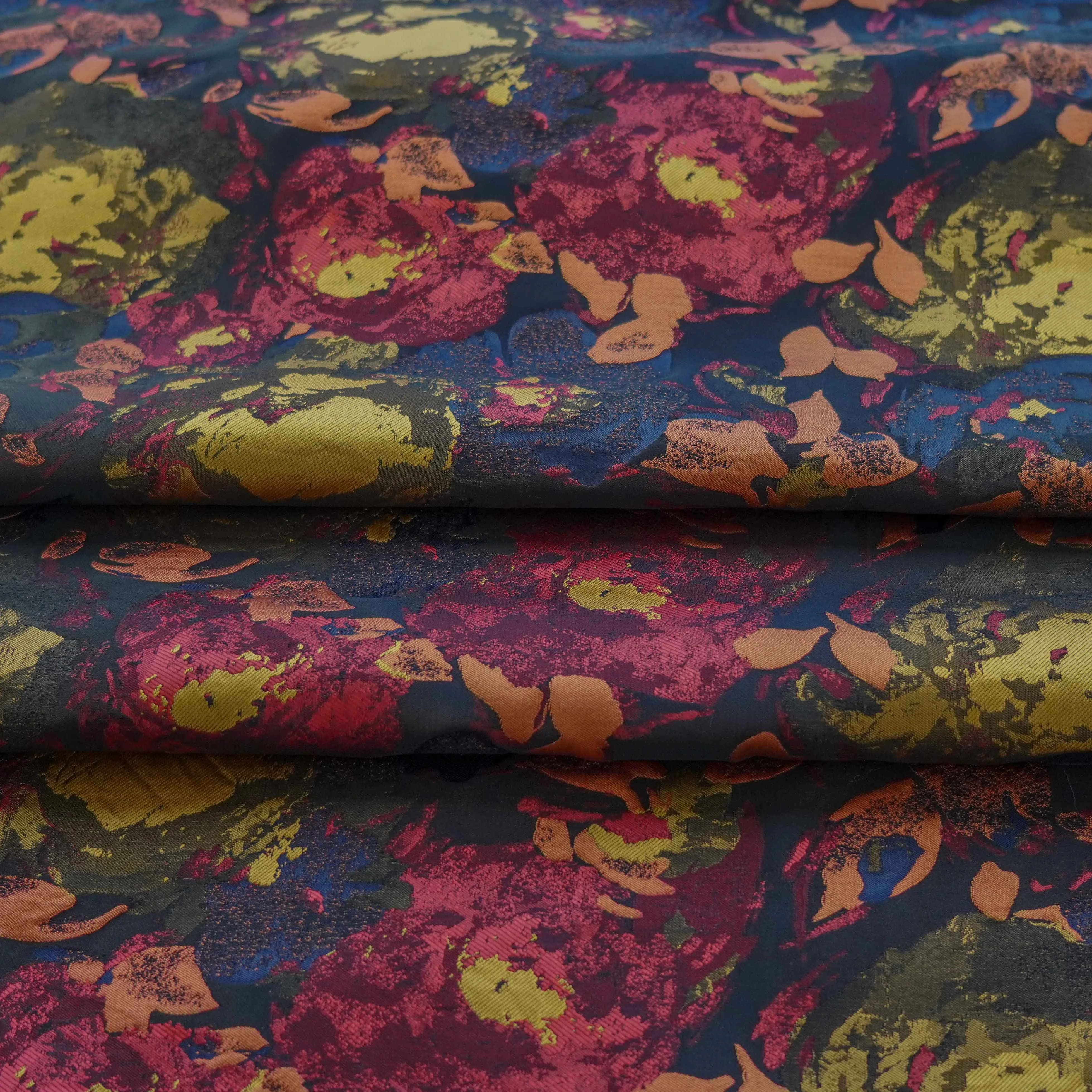 latest Jacquard Fabrics  Fashion  High Quality Brocade fabric damask  Dress