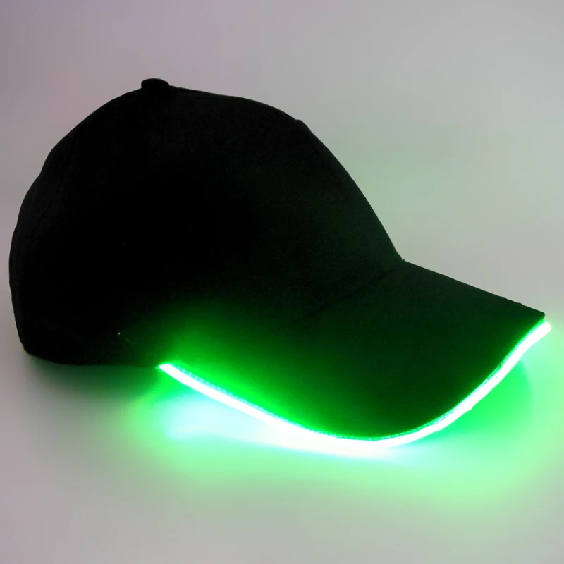 Baseball LED Caps Hats With Built-in LED  Light