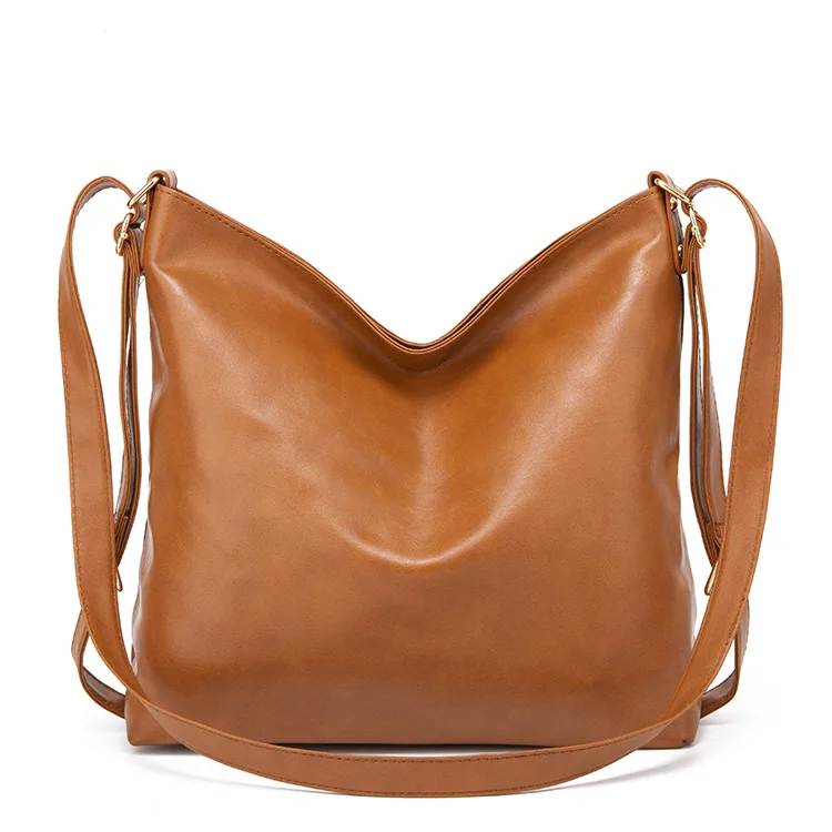 Factory Direct Female Shoulder Bag Customize Women Tote Bag Retro Leather Handbags For Women