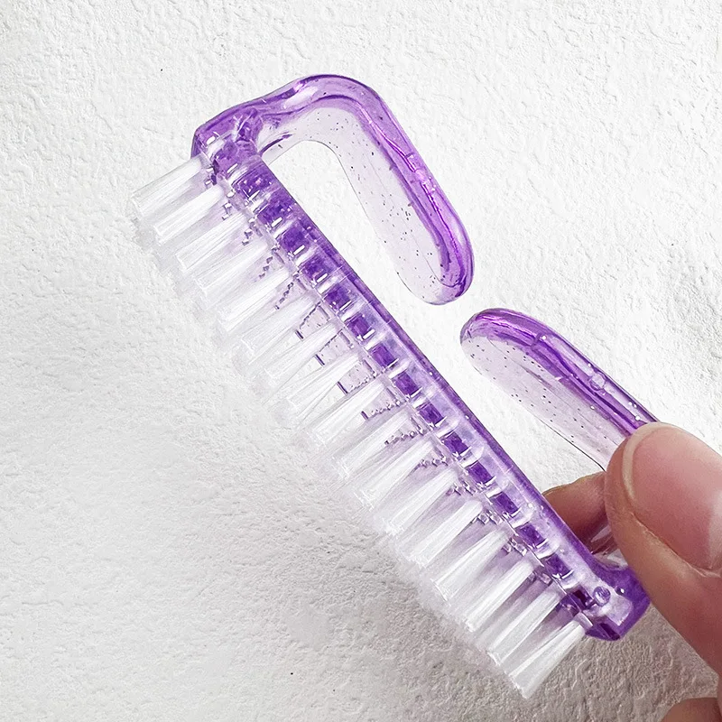factory outlet oem large plastic manicure brush for nail dust cleaning tools