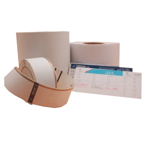 Professional standard useful best quality paper printed flight ticket airline raw material