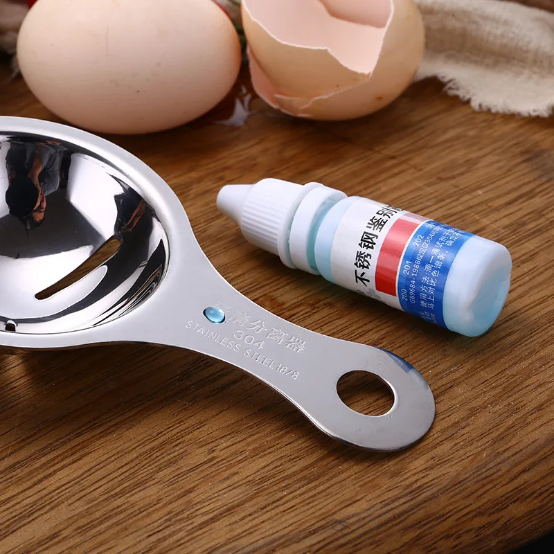 Kitchen Accessories Egg White Separator 304 Stainless Steel Eggs Yolk Filter Gadgets Egg Spoon Divider
