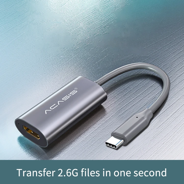 ACASIS  HD to Type C  USB 2.0 Audio Capture Card support 1920x1080@60fps video recording and capture  for Live Streaming