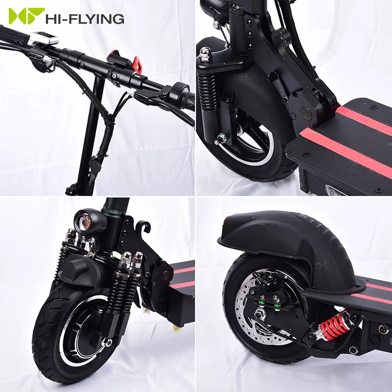 European Warehouse Dual motor high speed foldable wide wheel electric motorcycle scooter for adults