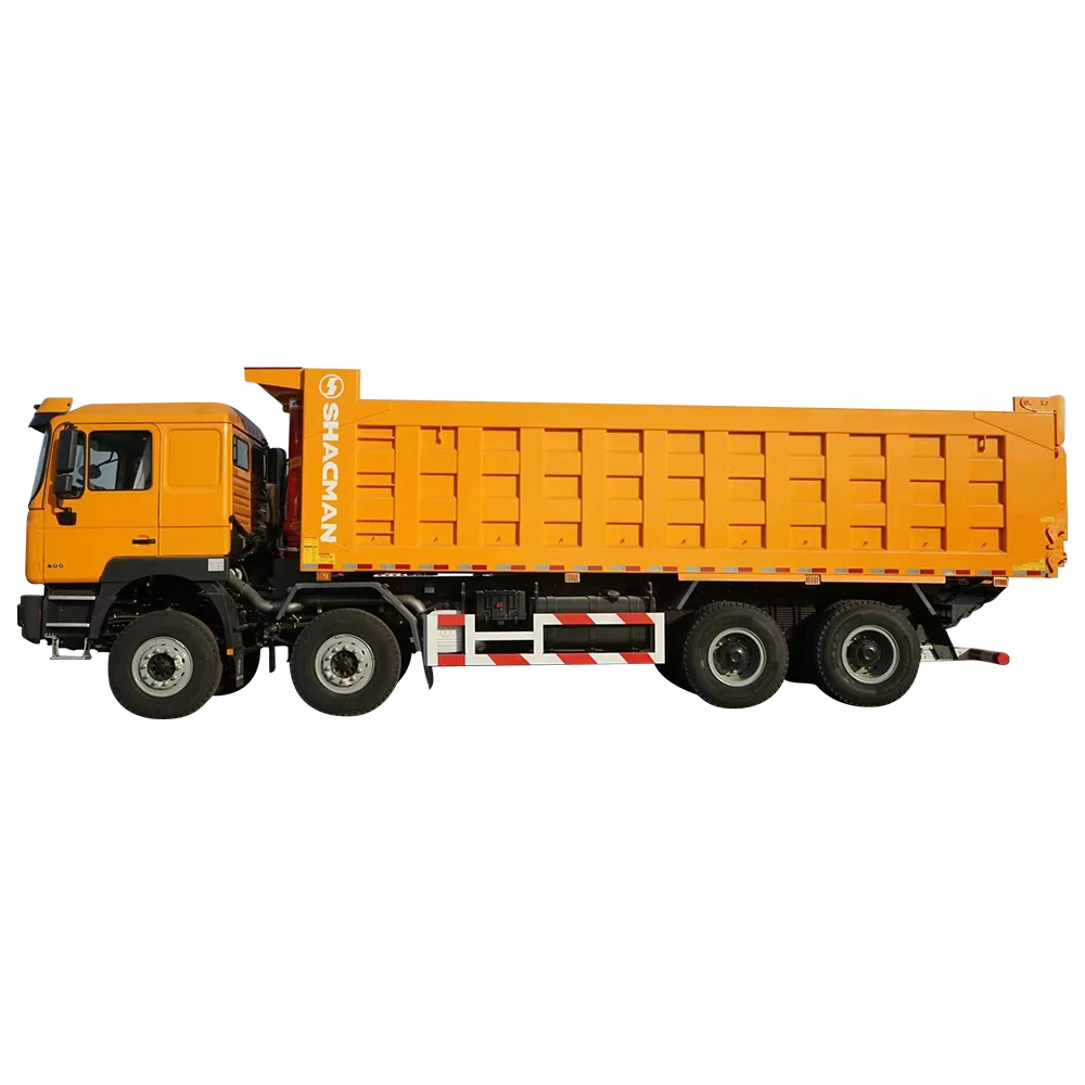 Factory Supply Euro 2 Shacman 7.8*2.3*1.7m Cargo Box Size 8x4 Heavy Truck Diesel New Car Dump Truck
