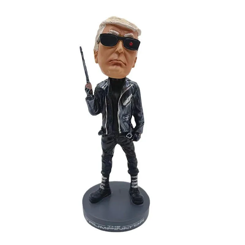 Wholesale Customized 3D Cartoon Character Figurines Popo Resin Crafts Decorations with Shaking Head Feature Art Theme Statues
