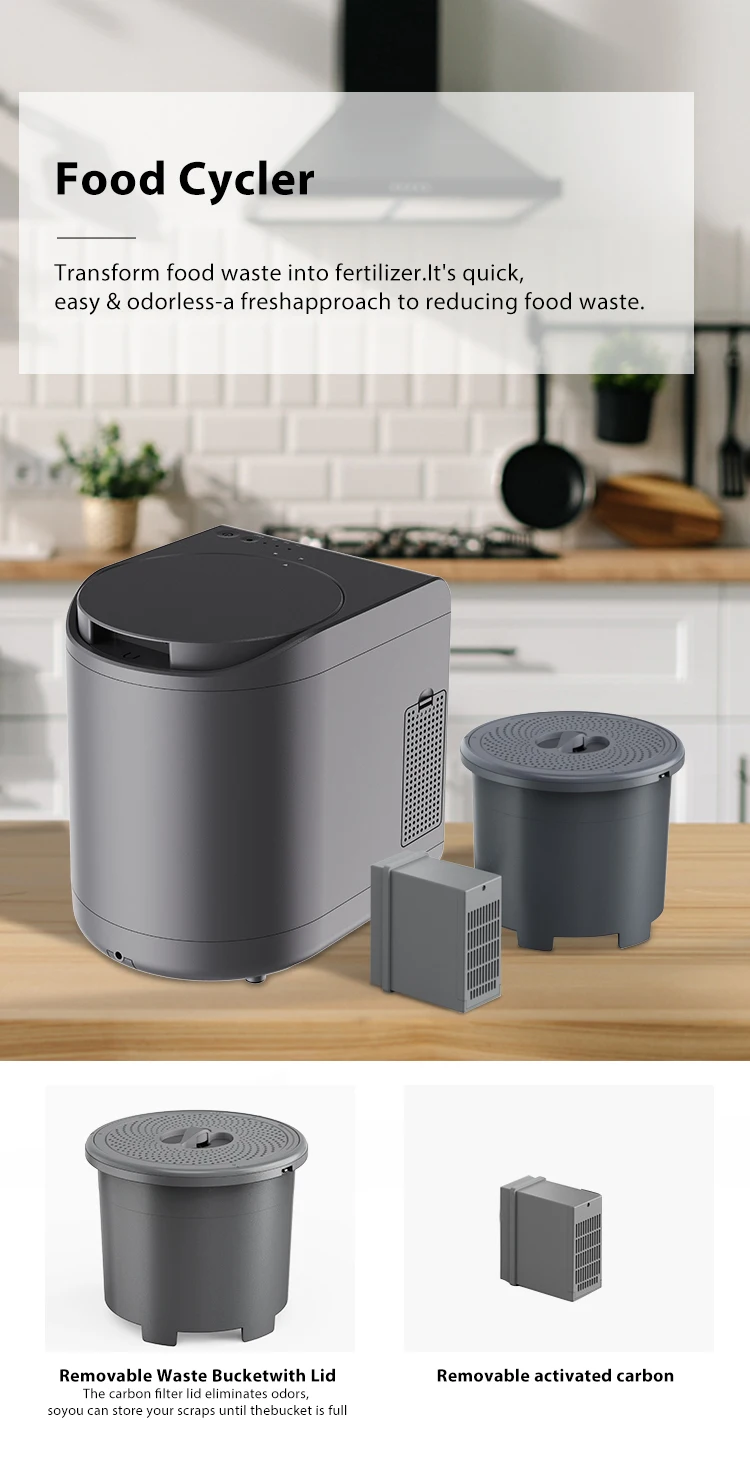 ETL Food Waste Composting Recycling Machine Compost Making Machines Food Waste Disposer