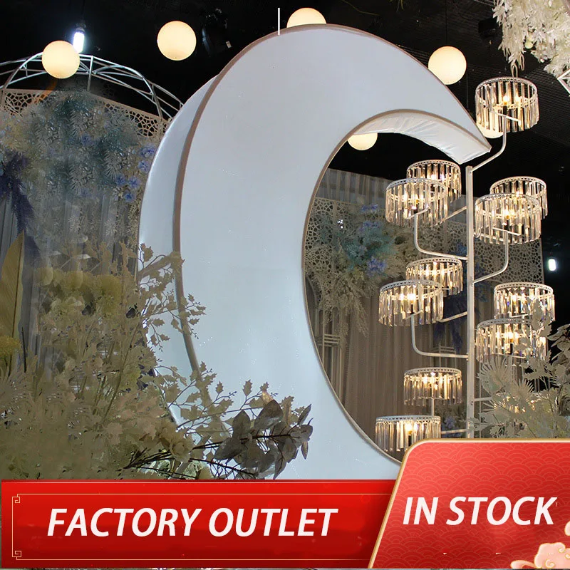 Wedding props luminous ornaments wedding stage background wedding decorations arrangement moon luminous ornaments