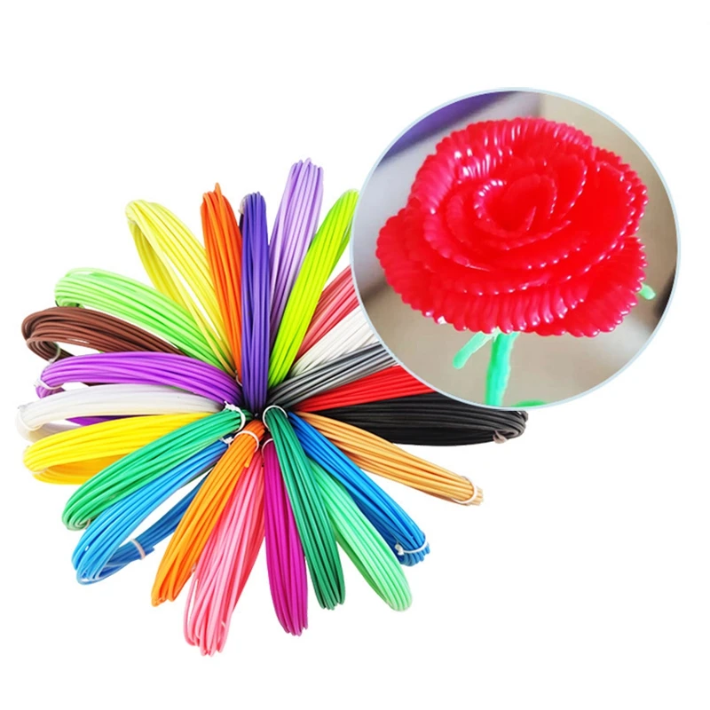 Factory wholesale 5 Meter 1.75mm PLA 3d Printer Pen Filament Refill 3D Pen drawing supplies