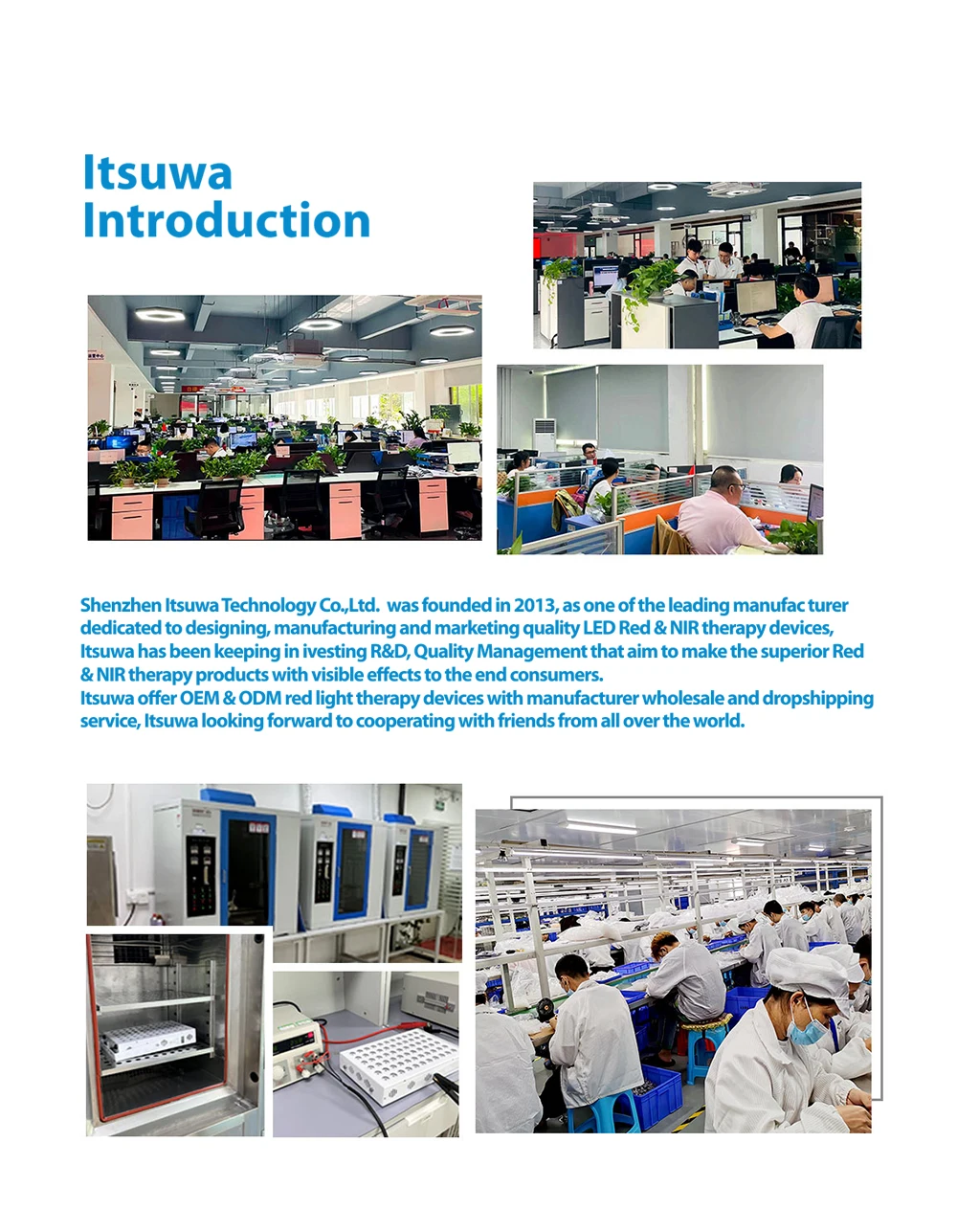 ITSUWa Home Use Wearable 5 Light Intensity 660nm 850nm near infra red led full body light therapy device For Pain Relief