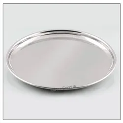 Stainless Steel Round Dinner Plate Lunch Plate