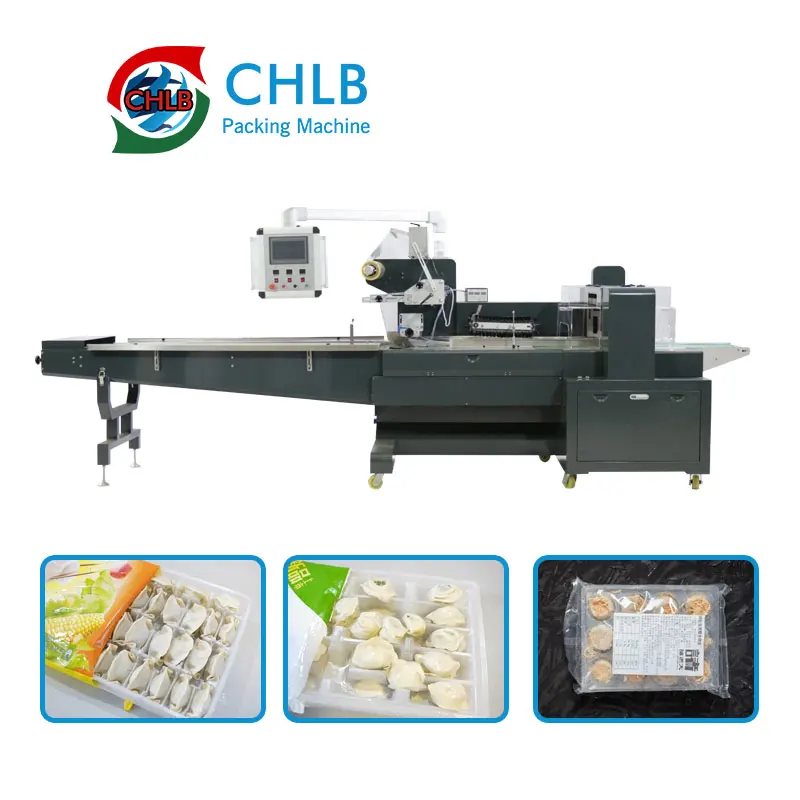 Sandwiches hamburg packing machine bread/pizza wrapping machine