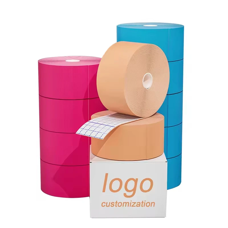 OEM Factory Supply 5cm 10 cm 15cm Vet Knee Elastic Kinesiology Tape Cotton Sportstape