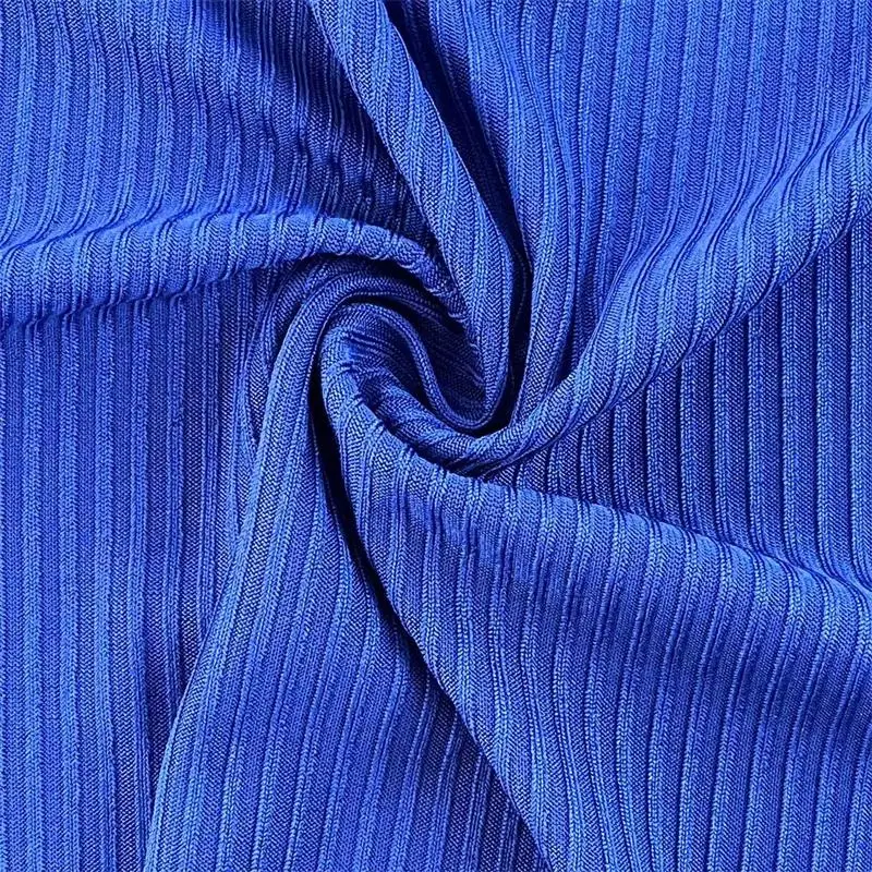 best price DTY 4*2 rib  95% polyester 5% spandex for garments
