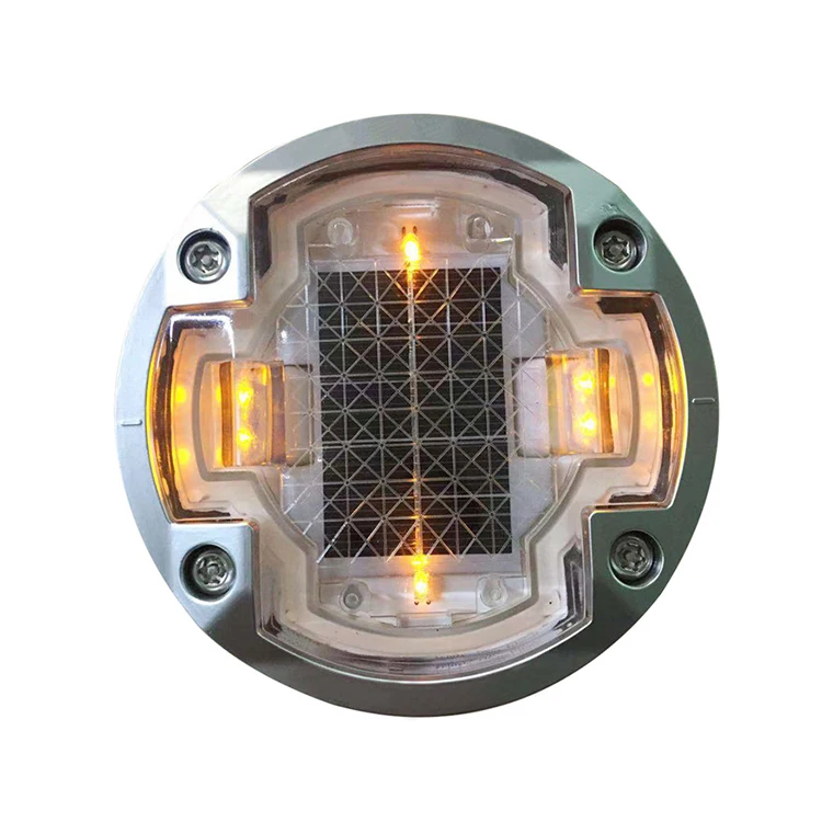Aluminum reflective led cat eye solar road stud Driveway Marker