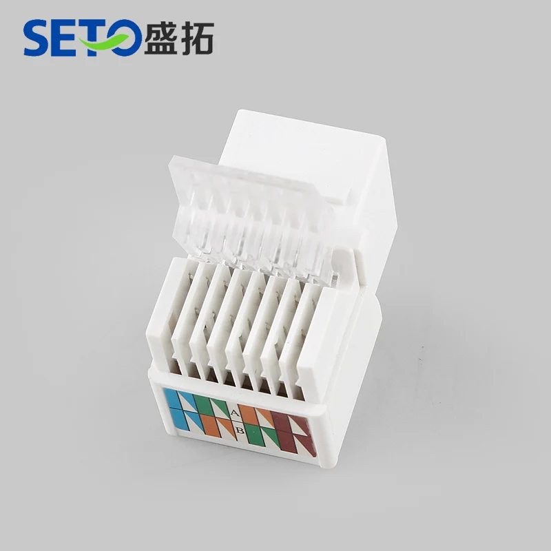 seto Cat6 UTP RJ45 8P8C Unshielded Toolless Keystone Jack
