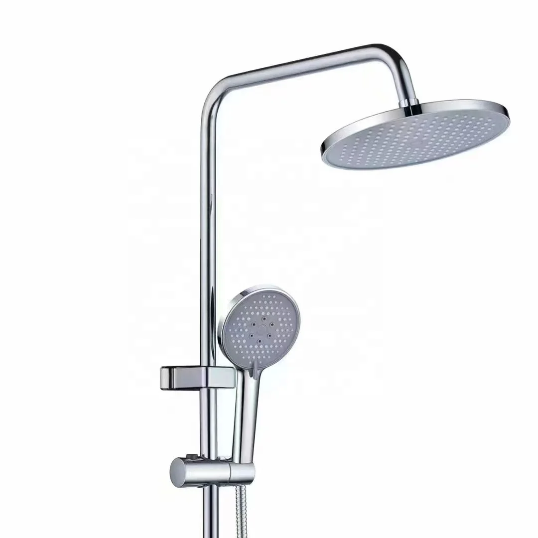 Cheap shower mixer faucet wall mounted rainfall shower tap system bathroom shower set