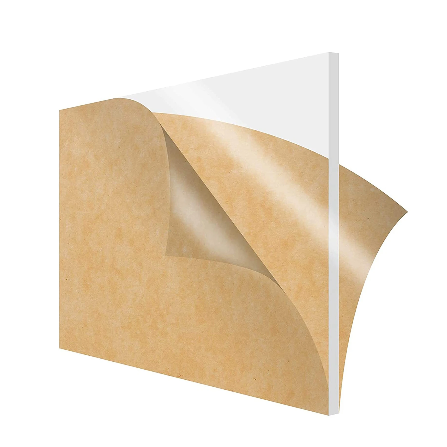 Акриловый лист плексигласа 12x12, квадратная панель (3 мм) толщиной, прозрачная литой плексиглас, стеклянная доска с защитной бумагой для знака