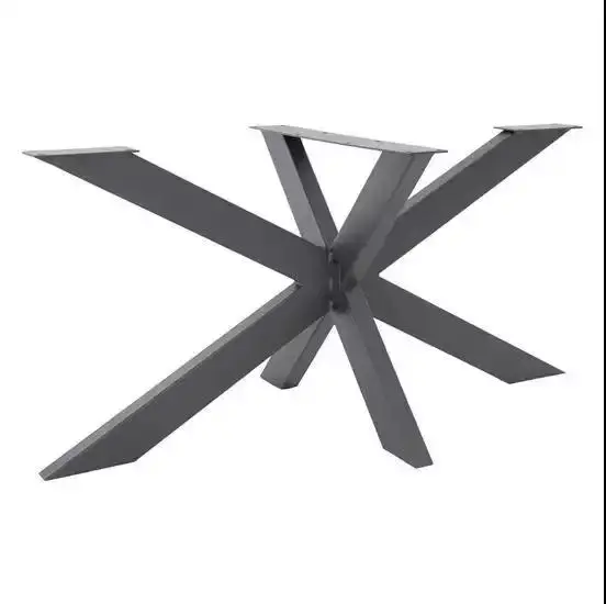 modern sample design black metal leg/base for dining table coffee table