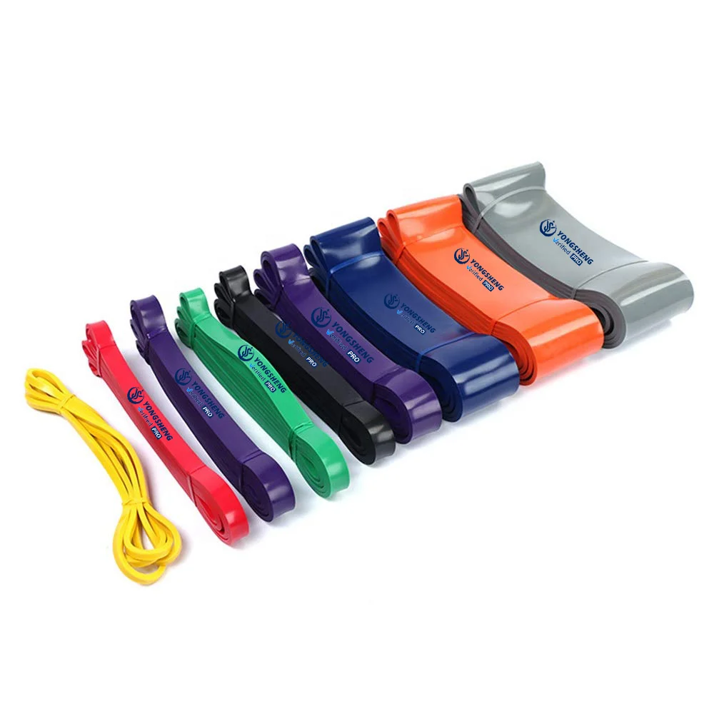 Heavy-Duty Sport Strength Pull Assist Workout Bands Pilates Fitness Equipment Elastic Resistance Band Pilates Exercise Bands