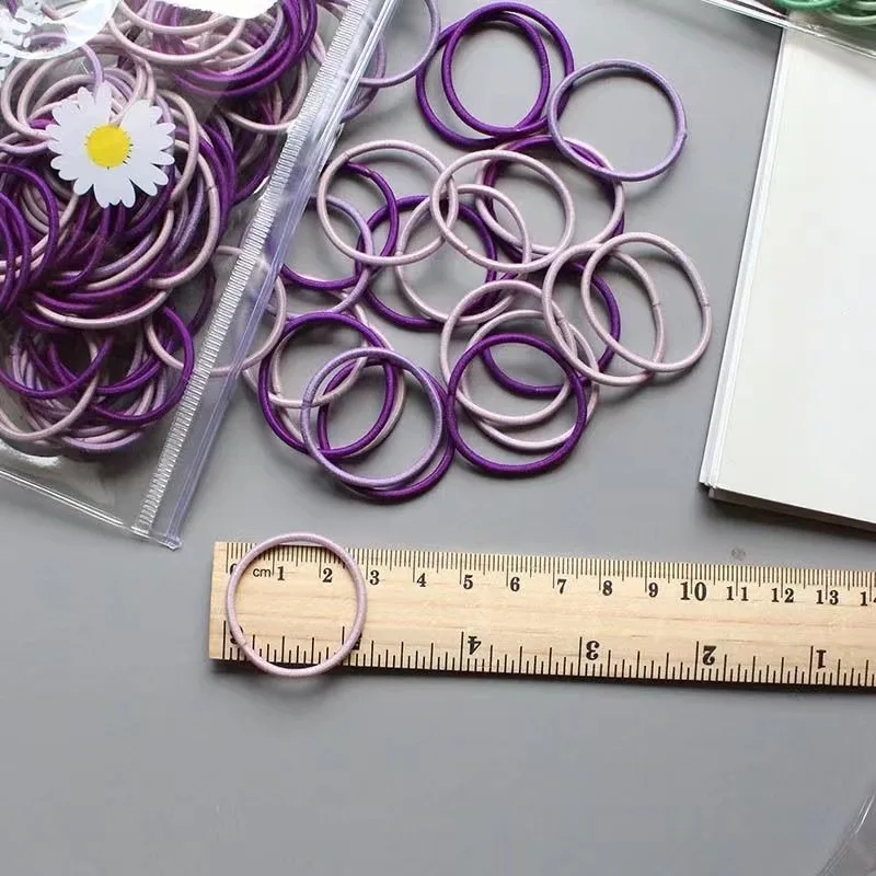 No hair injury girl head rope Korean baby hair ring tied hair rubber band accessories