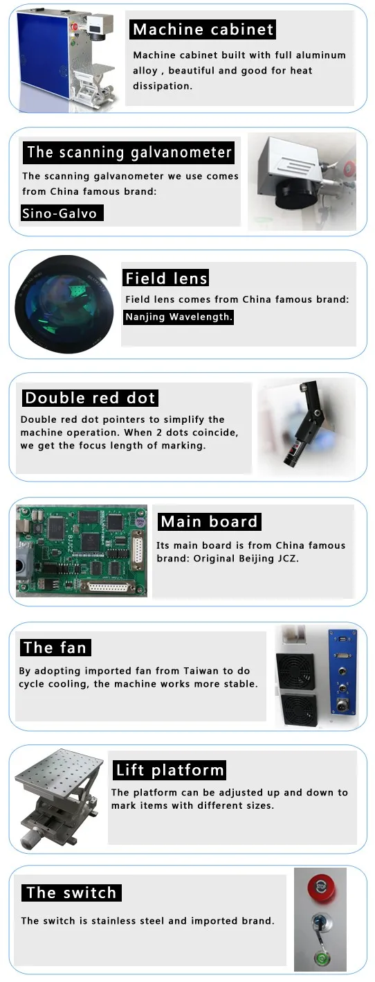 Haotian 3d mini 10w 20w 30w Low price ring jewelry laser marking machines