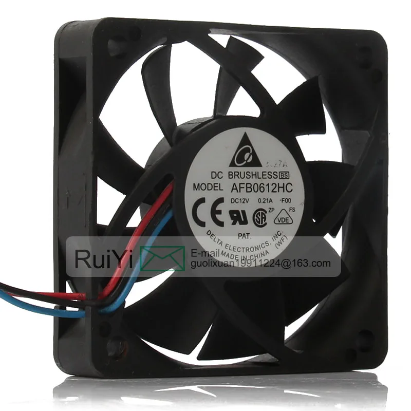 Новый 24V 48V DC12V 0.21A EC AC 60X60X13MM 6013; Каблук высотой 6 см; Объем воздуха мяч Аксиального потока центрифужный вентилятор AFB0612HC Вентилятор охлаждения