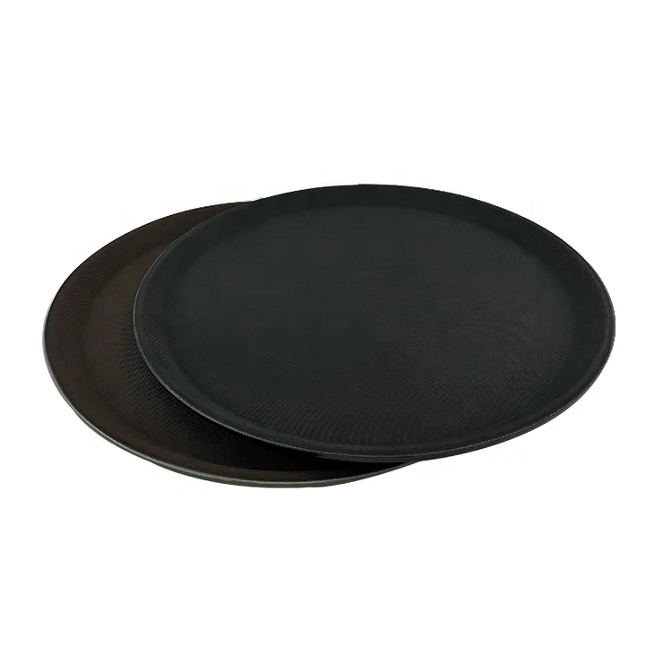 18*26inch nonslip rectangle  plastic tray large recycled plastic plates rubber serving tray for bar or restaurant&hotel supplies